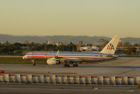 N688AA @ KLAX - American Airlines 1993 757-223 lined up for takeoff @ Los Angeles International Airport, CA - by Steve Nation