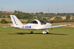 G-CESM @ X5FB - TL Ultralight TL-2000 Sting Sport taxiing out for take-off at Fishburn Airfield, September 27th 2015. - by Malcolm Clarke