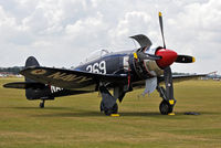 F-AZXL @ EGSU - On display at Flying Legends 2011 at Duxford. - by Arjun Sarup