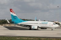 LX-LGQ @ LMML - B737-700 LX-LGQ Luxair - by Raymond Zammit