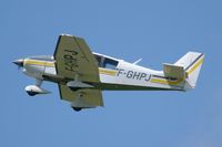 F-GHPJ @ LFRB - Robin DR-400-140B Major, Take off rwy 25L, Brest-Bretagne airport (LFRB-BES) - by Yves-Q