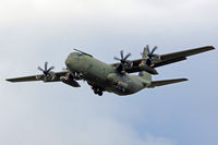 ZH877 @ EGFH - C-130J-30, RAF Brize Norton Based, 24\30 Squadrons, callsign Reach172, previously N4081M, fly-by runway 22.