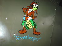 N92096 @ 26NV - Grasshopper on each side of L-4H - by Thom Darrow