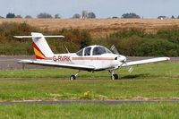 G-RVRK @ EGFH - Visiting Tomahawk operated by Ravenair Aircraft Ltd. - by Roger Winser
