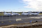 N515LR @ PWM - One of 6 Hawkers parked remotely at Portland Jetport ME - by Terry Fletcher