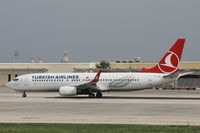 TC-JFK @ LMML - B737-800 TC-JFK Turkish Airlines - by Raymond Zammit