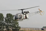 N297CJ @ EGBR - Sud Aviation SA-313B Alouette II at The Real Aeroplane Club's Helicopter Fly-In, Breighton Airfield, September 20th 2015. - by Malcolm Clarke