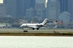 N110QS @ BOS - 2013 Bombardier BD700-1A11 Global 5000, c/n: 9592 at Boston Logan - by Terry Fletcher