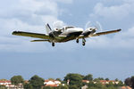 G-OOON @ X5FB - Piper PA-34-220T Seneca III departing Fishburn Airfield, August 29th 2015. - by Malcolm Clarke