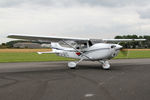 G-SKYL @ EGBR - Cessna 182S Skylane at The Real Aeroplane Club's Helicopter Fly-In, Breighton Airfield, September 20th 2015. - by Malcolm Clarke
