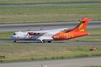 F-WWEN @ LFBO - ATR 72-600, Holding point rwy 14R, Toulouse-Blagnac airport (LFBO-TLS) - by Yves-Q