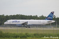 N804JB @ KRSW - JetBlue Flight 929 (N804JB) Got Blue arrives at Southwest Florida International Airport following flight from John F Kennedy International Airport - by Donten Photography