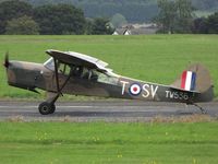 G-BNGE @ EGBO - Arriving for the Wings & Wheels Fly-In. Painted as TW536 T-SV. - by Paul Massey