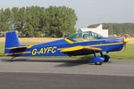 G-AYFC @ EGBR - Rollason Druine D-62B Condor at The Real Aeroplane Club's Helicopter Fly-In, Breighton Airfield, September 20th 2015. - by Malcolm Clarke