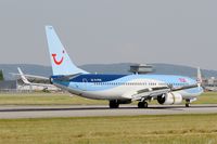 D-ATUC @ LFSB - Boeing 737-8K5, Landing rwy 15, Bâle-Mulhouse-Fribourg airport (LFSB-BSL) - by Yves-Q