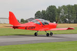 G-CIRY @ EGBR - Evektor Aerotechnik EV-97 Eurostar SL at The Real Aeroplane Company's Helicopter Fly-In, Breighton Airfield, September 20th 2015. - by Malcolm Clarke