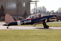 G-BFAW @ EG18 - De Havilland Canada DHC-1 Chipmunk 22 [C1/0733] RAF Bassingbourn~G 28/05/1978. From a slide. - by Ray Barber
