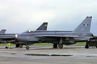 XP753 @ EGUN - English Electric Lightning F.3 [95181] (Royal Air Force) RAF Mildenhall~G 28/05/1983. From a slide. - by Ray Barber