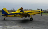 N5109H @ EDU - Farm-Air 1997 Air Tractor AT-502B @ University airport, Davis, CA ready for reloading during rice seeding season - by Steve Nation