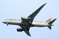 A7-BCK @ EGLL - Boeing 787-8 Dreamliner [38329] (Qatar Airways) Home~G 15/01/2013. On approach 27R. - by Ray Barber