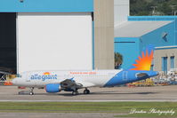 N229NV @ KTPA - An Allegiant Airbus A320 (N229NV) undergoes maintenance at Tampa International Airport - by Donten Photography