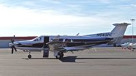 N643PC @ KHWD - RKI Pilatus LLC (Belmont, CA) 2005 Pilatus PC-12/45 preparing for start up at Hayward Executive Airport, Hayward, CA. - by Chris Leipelt