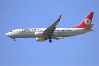 TC-JFC @ LFPG - Boeing 737-8F2, Short approach rwy 27R, Roissy Charles De Gaulle Airport (LFPG-CDG) - by Yves-Q