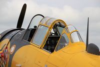 F-AZBQ @ LFFQ - North American T-6G Texan, Close view of cockpit, La Ferté-Alais Airfield (LFFQ) Air show 2015 - by Yves-Q