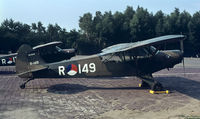 R-149 @ EHTW - the 54-2439 parked on the bricks together with the R-178. Registrations R-141 up to R-148 were not allocated to the RNLAF - by Gerrit van de Veen