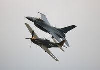 91-0376 @ YIP - F-16C with Mustang - by Florida Metal