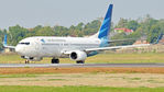 PK-GNL @ WAAA - line for take off rwy 03 - by Donni Kurniawan