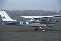 OO-WIT @ EBGT - Airfield Ghent early 1970's.  - by Raymond De Clercq