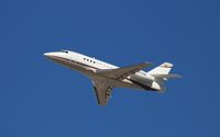 N711PE @ KLAX - Falcon 2000