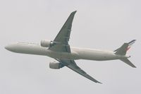 F-GSQH @ LFPG - Boeing 777-328 (ER), Take off Rwy 27L, Roissy Charles De Gaulle Airport (LFPG-CDG) - by Yves-Q