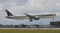 A7-BAL @ MIA - Qatar 777-300 - by Florida Metal