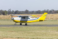 VH-KWS @ YTEM - Cessna 210L Centurion (VH-KWS) taxiing at Temora Airport - by YSWG-photography