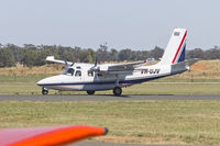 VH-UJV @ YTEM - GAM Air (VH-UJV) Aero Commander 500S Shrike Commander taxiing at Temora Airport. - by YSWG-photography