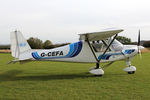 G-CEFA @ X5FB - Ikarus C42 FB UK, Fishburn Airfield, October 25th 201. - by Malcolm Clarke