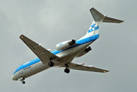 PH-WXC @ EGLL - Fokker F-70 [11574] (KLM cityhopper) Home~G 18/08/2014. On approach 27R. - by Ray Barber