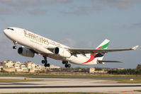 A6-EAG @ LMML - A330 A6-EAG Emirates Airlines - by Raymond Zammit