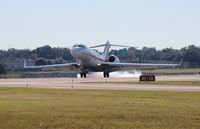 N143QS @ ORL - Net Jets Global 6000 - by Florida Metal