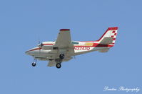 N3747Q @ KSRQ - Beechcraft Baron (N3747Q) arrives at Sarasota-Bradenton International Airport - by Donten Photography