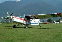 HB-FKM @ LSZL - Pilatus P-6/B2-H4 Turbo Porter [873] (Para Centro Locarno) Locarno~HB 21/07/2004 - by Ray Barber