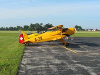 N28BU @ KDLZ - EAA Fly-in at Delaware, OH - by Bob Simmermon