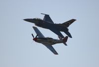 N351MX @ SUA - February with F-16