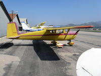 N5804E @ SZP - Straight-tail 1959 Cessna 150 @ Santa Paula, CA home base - by Steve Nation