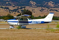 N5070R @ E16 - Locally-based 1974 Cessna 172M taxing out for departure at South County Airport, San Martin, CA. - by Chris Leipelt
