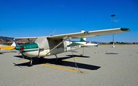N6606A @ E16 - Locally-based 1956 Cessna 172 parked at the south tie downs at South County Airport, San Martin, CA. - by Chris Leipelt