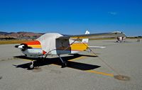 N23AA @ E16 - Locally-based 1964 Bolkow 208C Junior parked at the south tie downs at South County Airport, San Martin, CA. - by Chris Leipelt