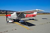 N9873J @ E16 - Locally-based 1976 Cessna A150M parked at the south tie downs at South County Airport, San Martin, CA. - by Chris Leipelt